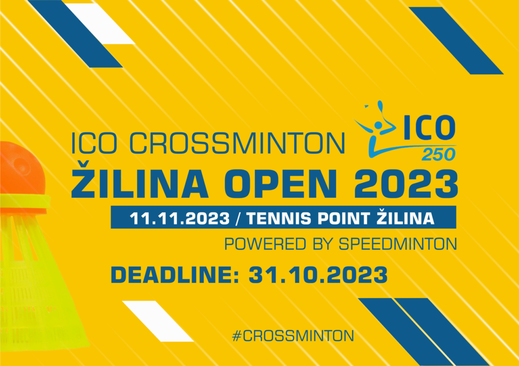 crossminton žilina Open 2023