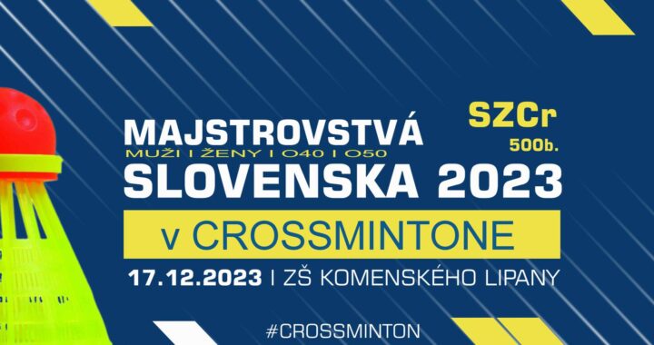 Majstrovstvá Slovenska v crossmintone 2023