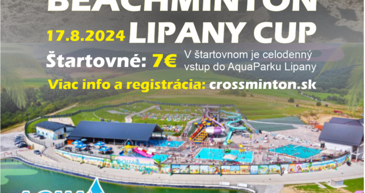 Beachminton Lipany Cup 2024 – AquaPark Lipany